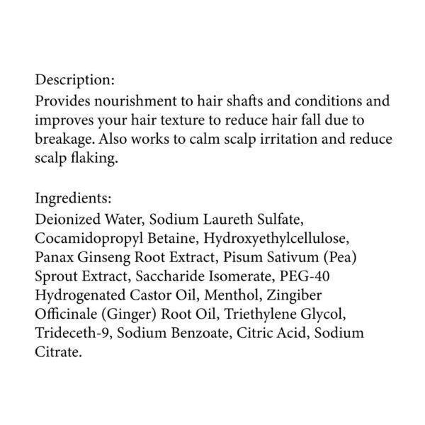 Pure's Shampoo Ginger&Ginseng Organic Haircare Hair Conditioner Koko - Image 9